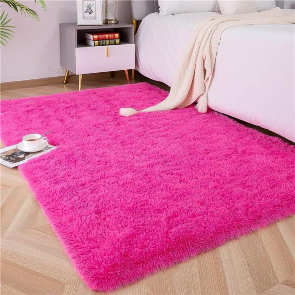 Soft Fluffy Area Rugs for Bedroom Kids Room Plush Shaggy Nursery Rug Furry Throw